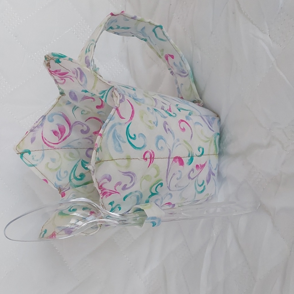 Ice Cream Pint, Coffee Cup & Beverage Cozy, With A Hoop For A Spoon